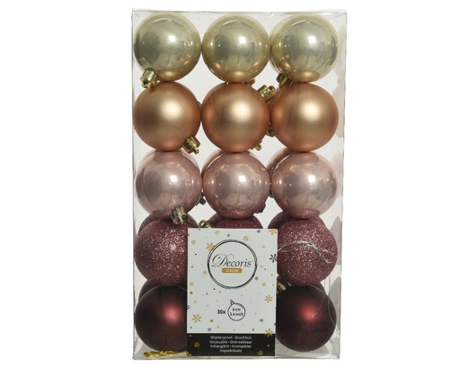 BOULES DE NOEL RESISTANTES AUX CHOCS 20159